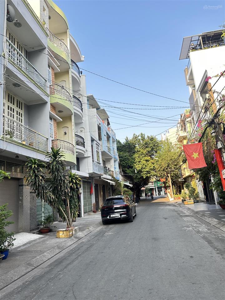 Cư xá phú lâm b, q6  ngay phố ẩm thực  sát mặt tiền đường số 10 nhà 5 tầng 5pn 64m2 (4x16m chỉ