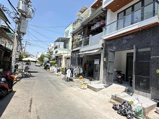 Mặt tiền  cư xá phú lâm c  khu tên lửa  an lạc a cũ  nhà mới 2 tầng 3pn đường nhựa 10m thông