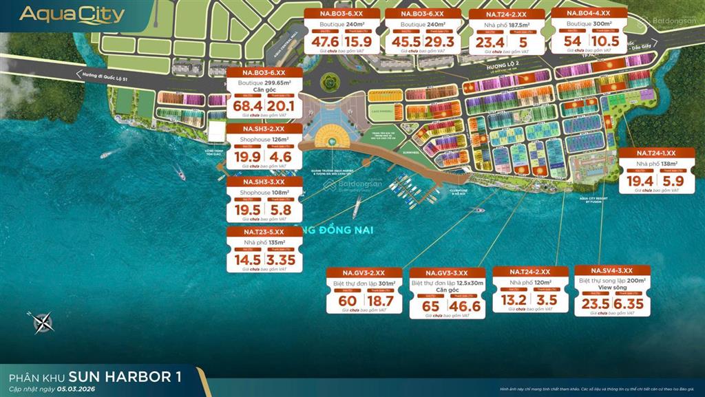 Aqua city khu vip sunhabor 1 cắt lỗ 20%