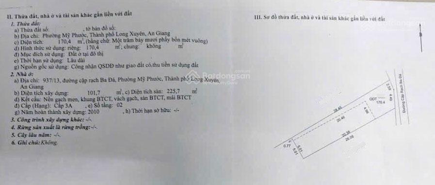 Nhà mặt tiền cặp rạch ba đá gần phạm cự lượng dòng tiền 60 70 triệu/tháng