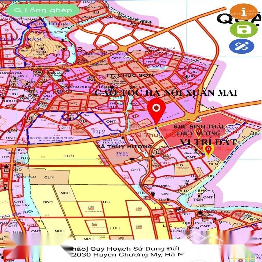 Bán đất 80 m2 full thổ cư tại phú bến, phường chương mỹ, hà nội có thể bán gộp 2 mảnh tổng 160 m2