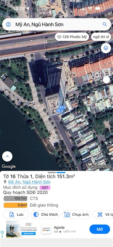 Bán lô góc 3mt chương dương và phạm hữu kính, vị trí đẹp  dt 599m2.  0905 982 ***
