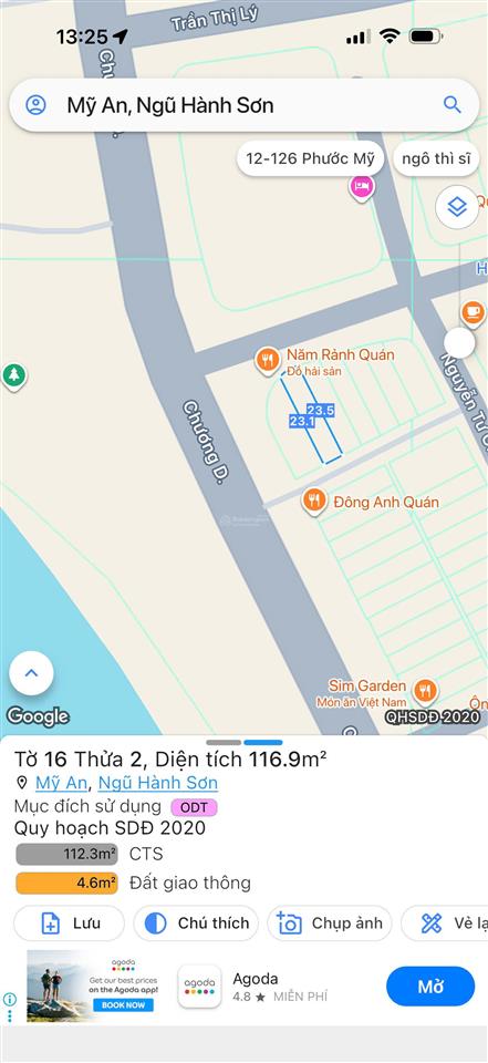 Bán lô góc 3mt chương dương và phạm hữu kính, vị trí đẹp  dt 599m2.  0905 982 ***