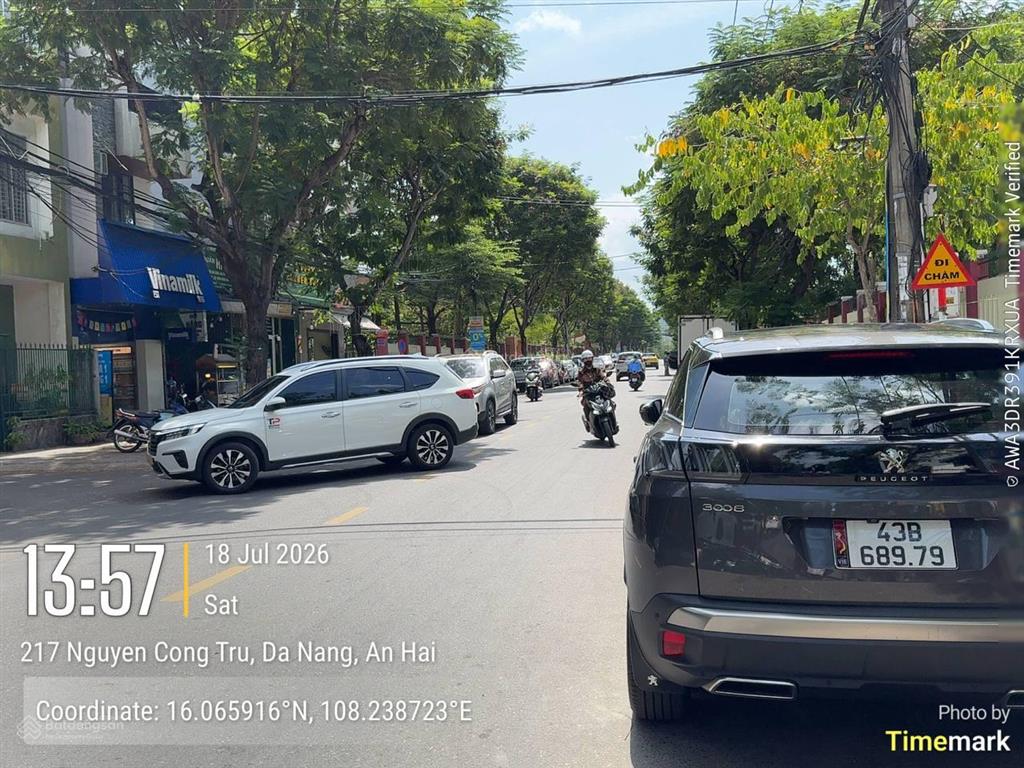 Bán đất mt nguyễn công trứ dt 117m2 ngang 5m.  0905 982 ***