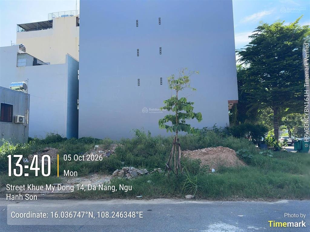 Bán đất hiếm 2 mặt tiền tại khuê mỹ đông 14, 25 tỷ, 113.2m2, khuê mỹ.  0905 982 ***