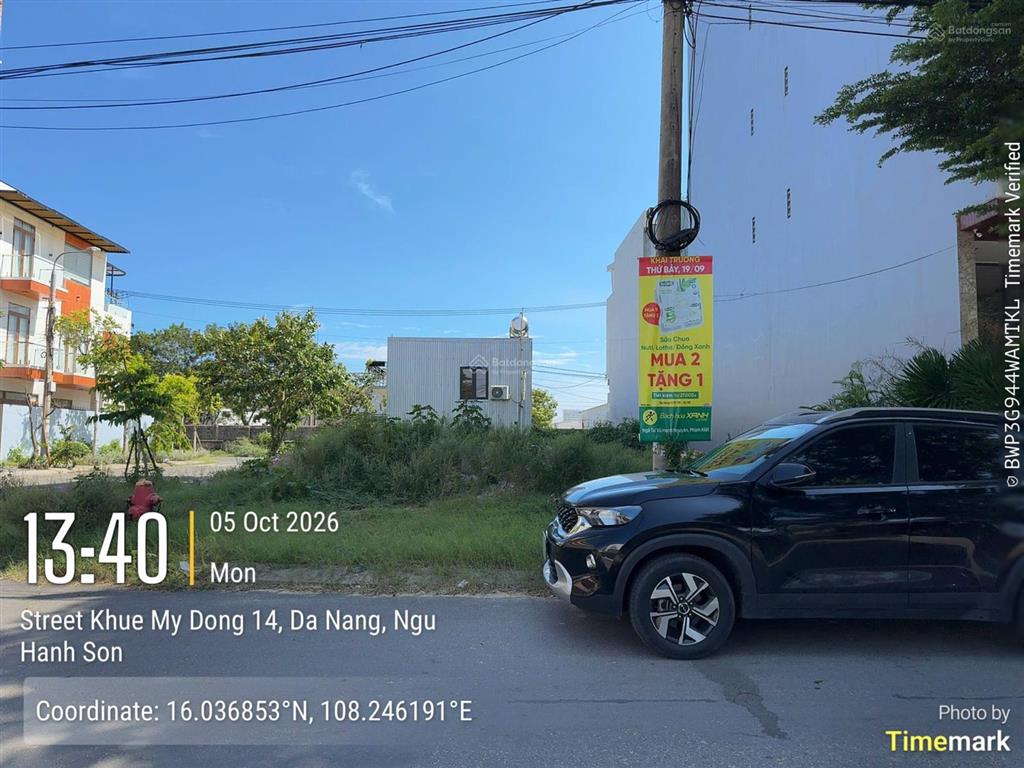 Bán đất hiếm 2 mặt tiền tại khuê mỹ đông 14, 25 tỷ, 113.2m2, khuê mỹ.  0905 982 ***