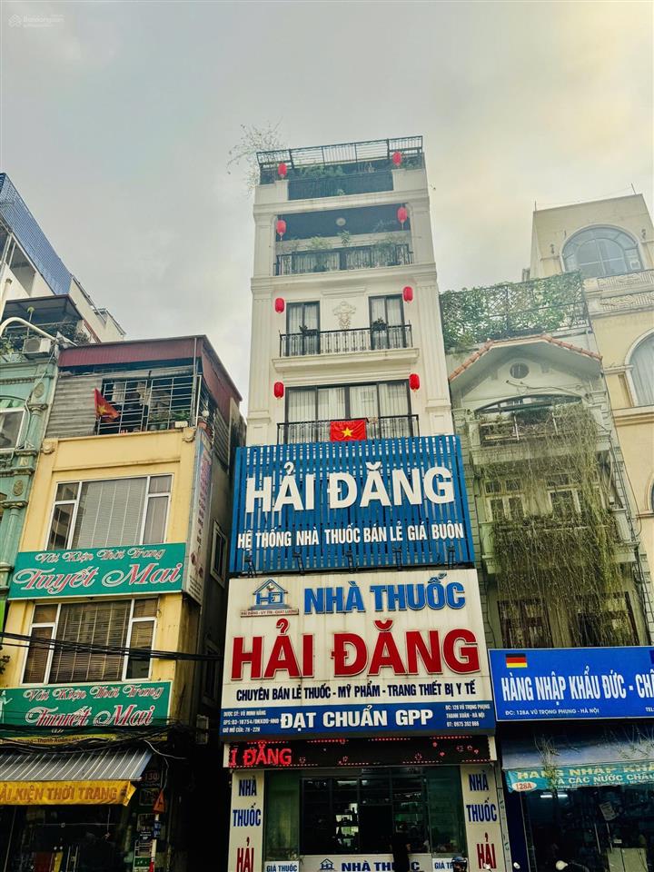 Chính chủ bán tòa nhà mặt phố vũ trọng phụng, 7 tầng thang máy, kinh doanh,dt90m2  mt5m giá 51 tỷ