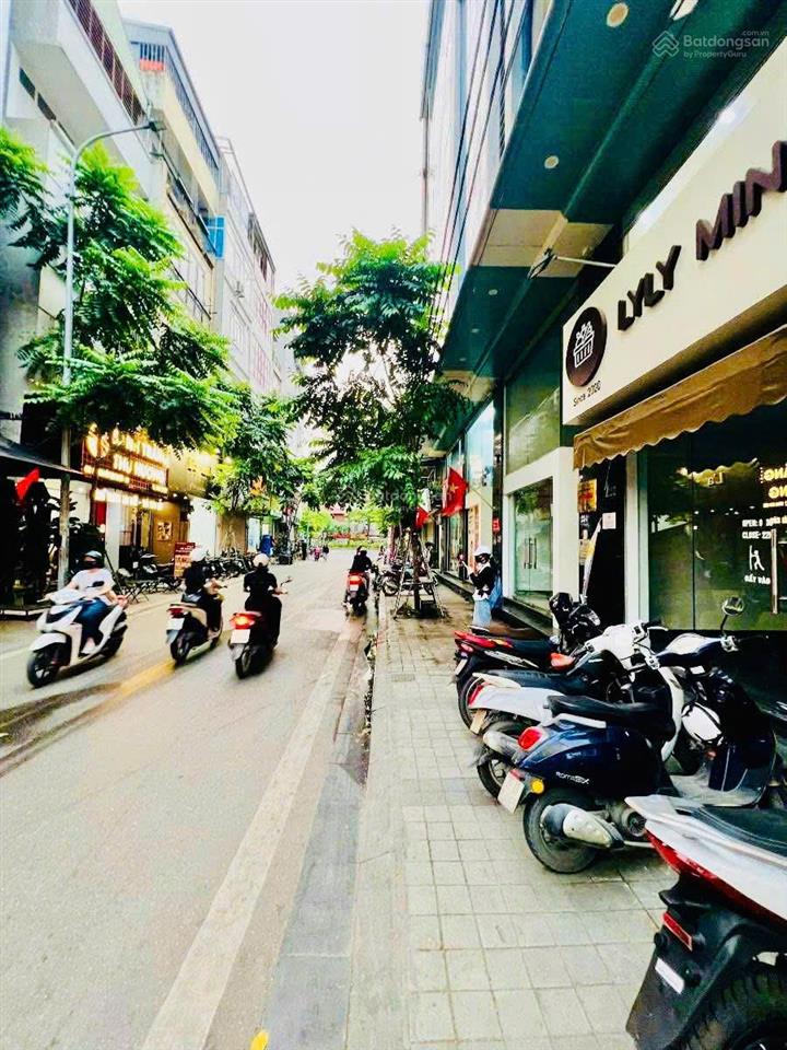 Bán tòa nhà mặt phố nguyễn văn tuyết, phố ẩm thực sầm uất  lô góc 2 mặt 45m2*6t*mt5m  giá 2x tỷ