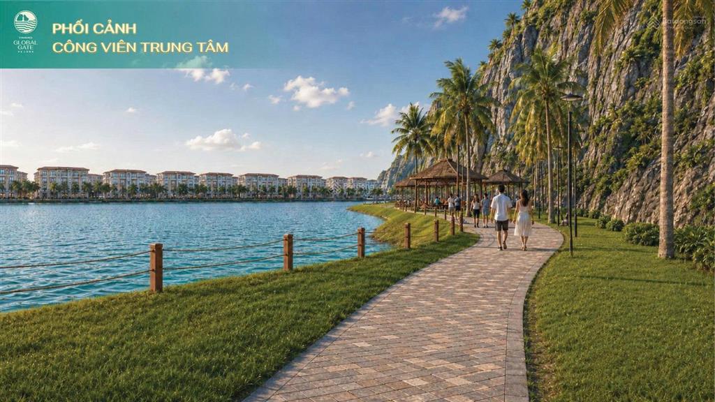 Bán liền kề khu nhiệt đới 70m2 view vườn hoa vinhomes global gate hạ long giá đất 3,5 tỷ sau ưu đãi