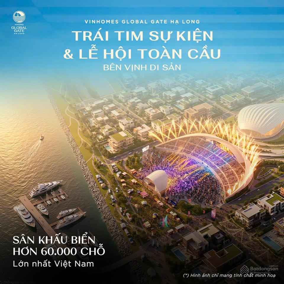 Hot vinhomes global gate hạ long căn liền kề 2 mặt tiền trục đại lộ 60m khu bình minh, giá cực tốt