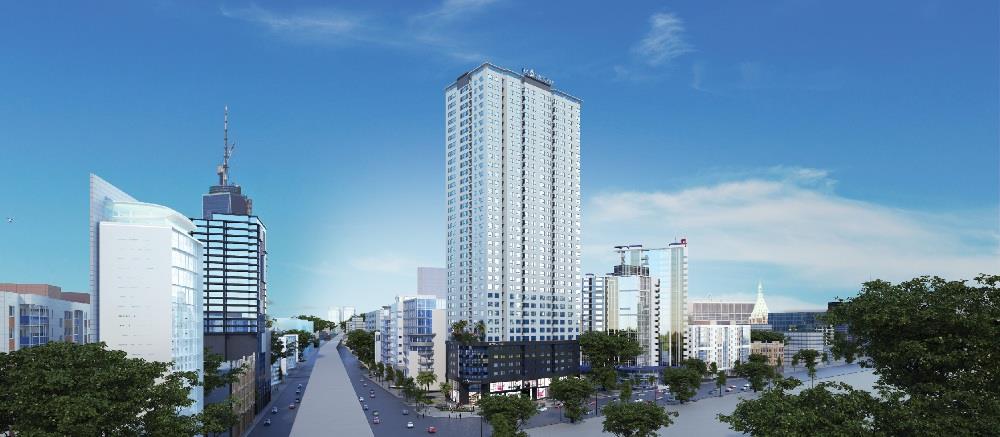 Cho thuê căn hộ 2pn, 2wc, 62m2, flc star tower, giá tốt chỉ với 9 triệu vnd
