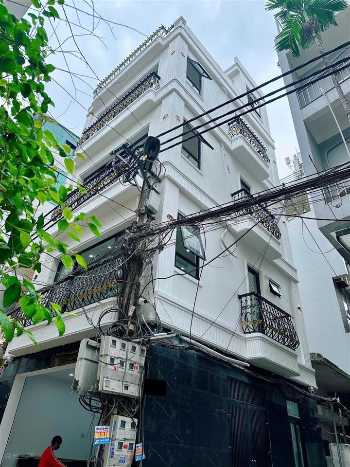 Cho thuê nhà mặt phố đại an văn quán  hà đông  lô góc 2 mặt phố  full nội thất  40m2  5 tầng