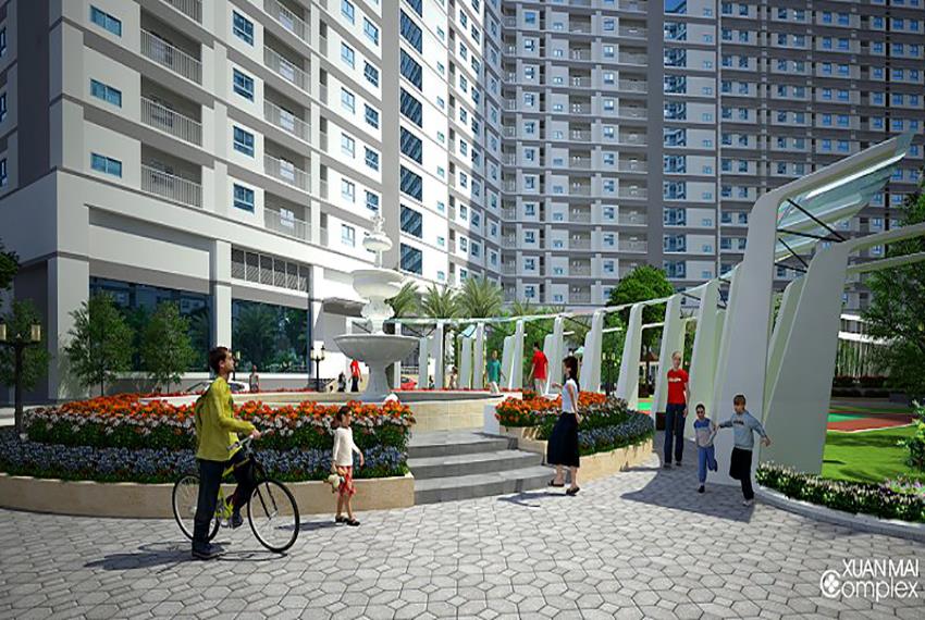 Cho thuê gấp căn hộ hh02e xuân mai dương nội, hà đông, 2pn, đủ đồ, 8tr/tháng