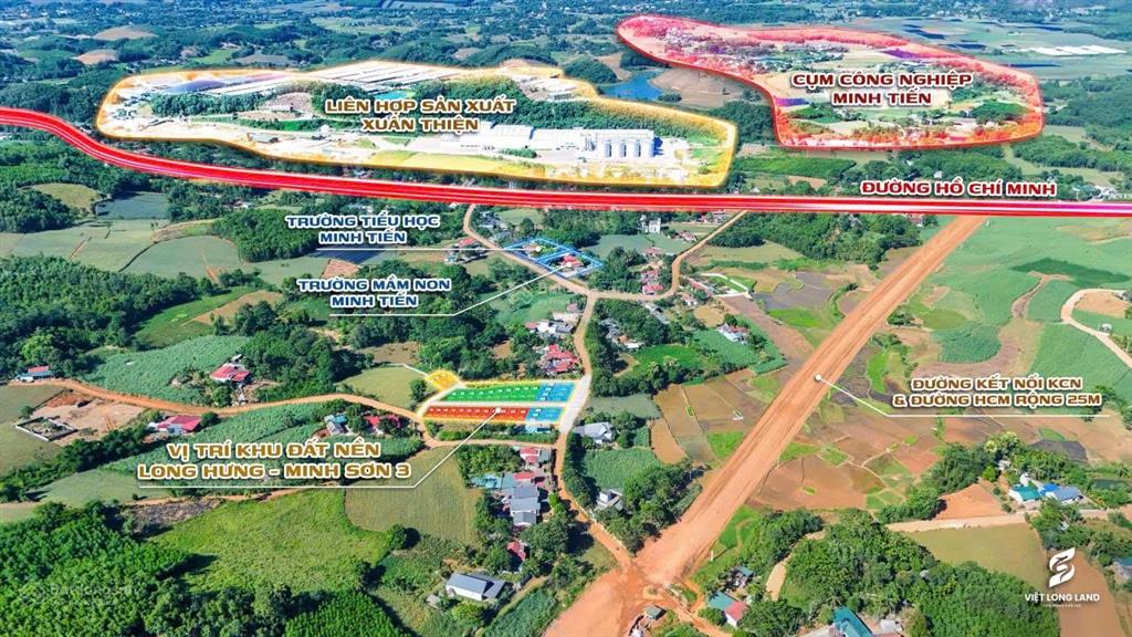 Bán đất nền phân lô, sổ hồng sẵn từng lô sang tên công chứng luôn