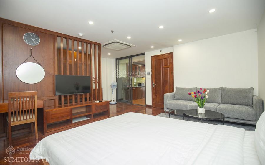 Cho thuê căn hộ dịch vụ 1pn đào tấn, ba đình full nội thất mới view đẹp gần lotte