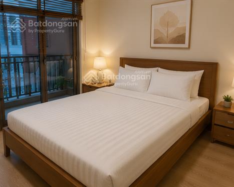 Căn hộ dịch vụ 1 ngủ 65m2 cho thuê tại phố kim mã, đối diện daewoo, lotte, hồ thủ lệ, view hồ