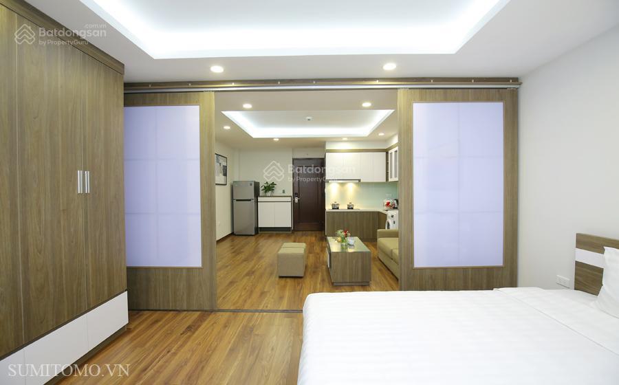 Tòa nhà sumitomo cho thuê căn hộ dịch vụ 1 ngủ 60m2 tại đào tấn gần lotte