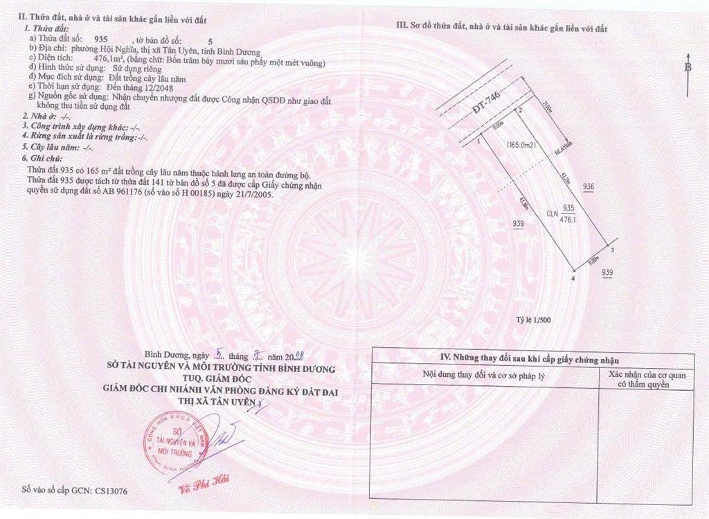 Lô đất nổi bật trong dự án đầu tư f0  đất vàng mặt tiền đt746 tại hội nghĩa
