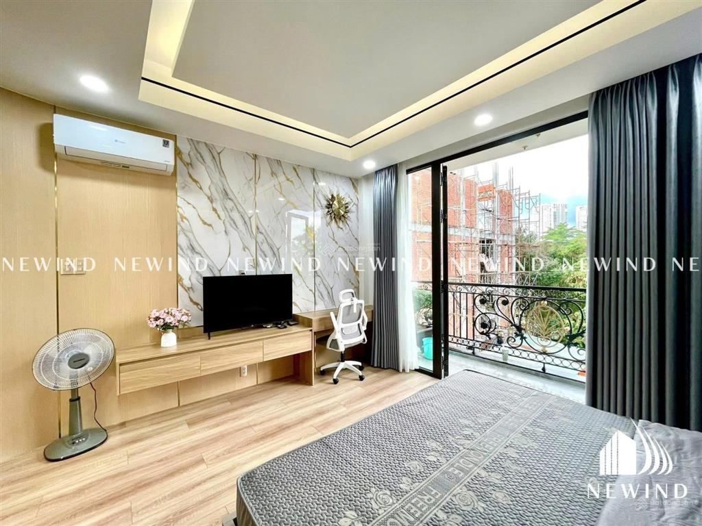 Căn hộ dịch vụ 1 phòng ngủ bancon full nội thất ngay sát lotte quận 7