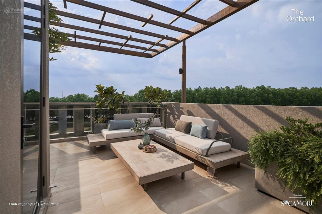 Cho thuê nhà phố the orchard  full nội thất đẹp  căn kế khu sân vườn thoáng mát