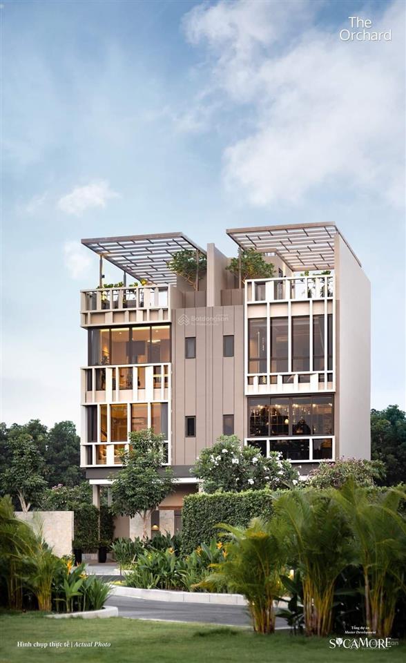 Cho thuê nhà phố the orchard  full nội thất đẹp  căn kế khu sân vườn thoáng mát