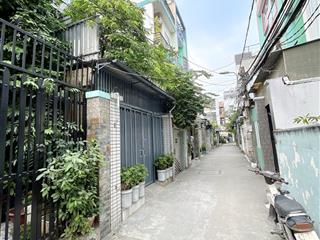 Nhà đẹp 4 tầng hẻm ô tô, ngang 5m, 80m2, 5pn full nt, giá 6.1 tỷ