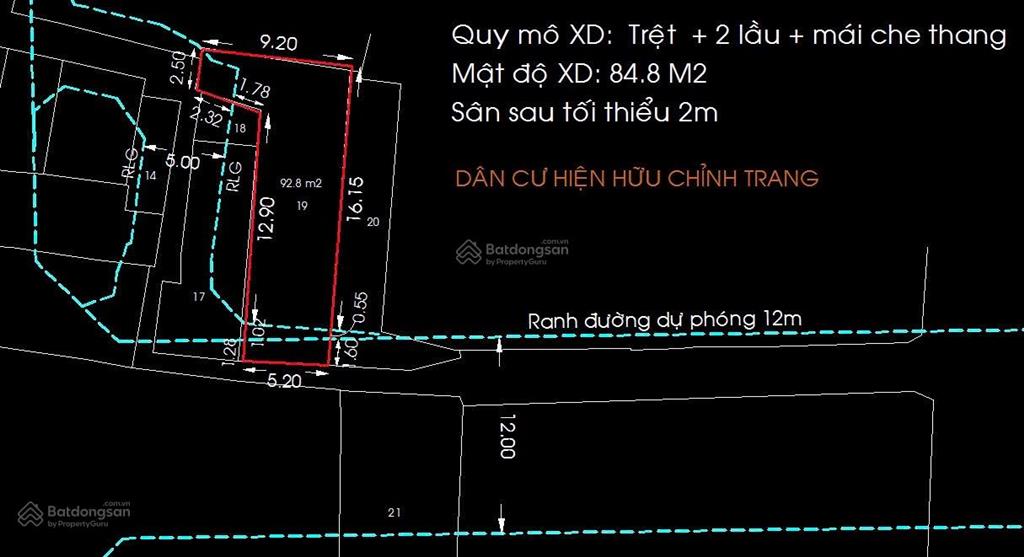 Đất xây chdv hxh trần xuân soạn, 5.5m x 18m, nở hậu, xd cao tầng, giá 7.3 tỷ