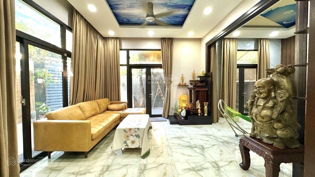 Biệt thự sân vườn khu kiều đàm, góc 2 mt đường 8m, 1 x 16m, 3 tầng, full nt cao cấp, giá 22.5 tỷ