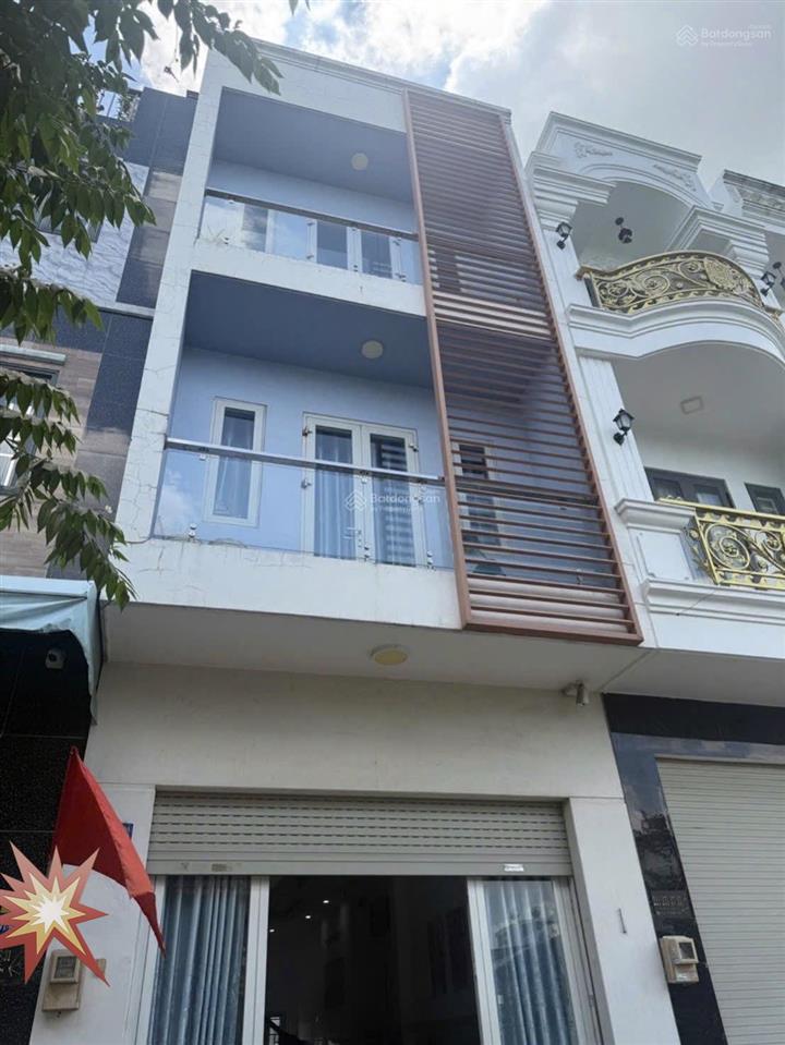 Bán nhà (4 x 15) x 4 lầu (4pn + 4 wc) hẻm 6m thông công viên hồ trái tim, bình thành, bình tân