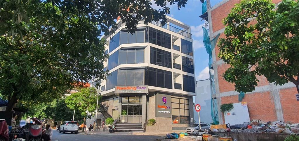 Tòa nhà vp góc 2mt an khánh, sd 1000m sàn, 13x14 hầm 5 tầng, hđt 180tr/th ký 10 năm, giá tl