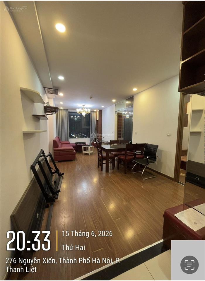 Căn hộ chung cư 5,8 tỷ (3pn) 66,1/72m2 view đêm đẹp thoáng nhìn về trung hòa  mỹ đình