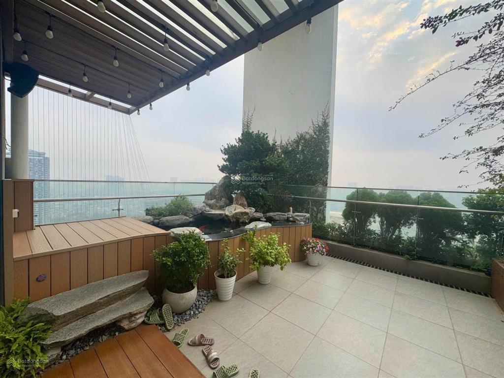 Pháp lý chuẩnccmg| hiếmpenthouse/duplex thông tầng|view hồ|336m2|sân vườn+hồ cá koi |4pn|slot oto