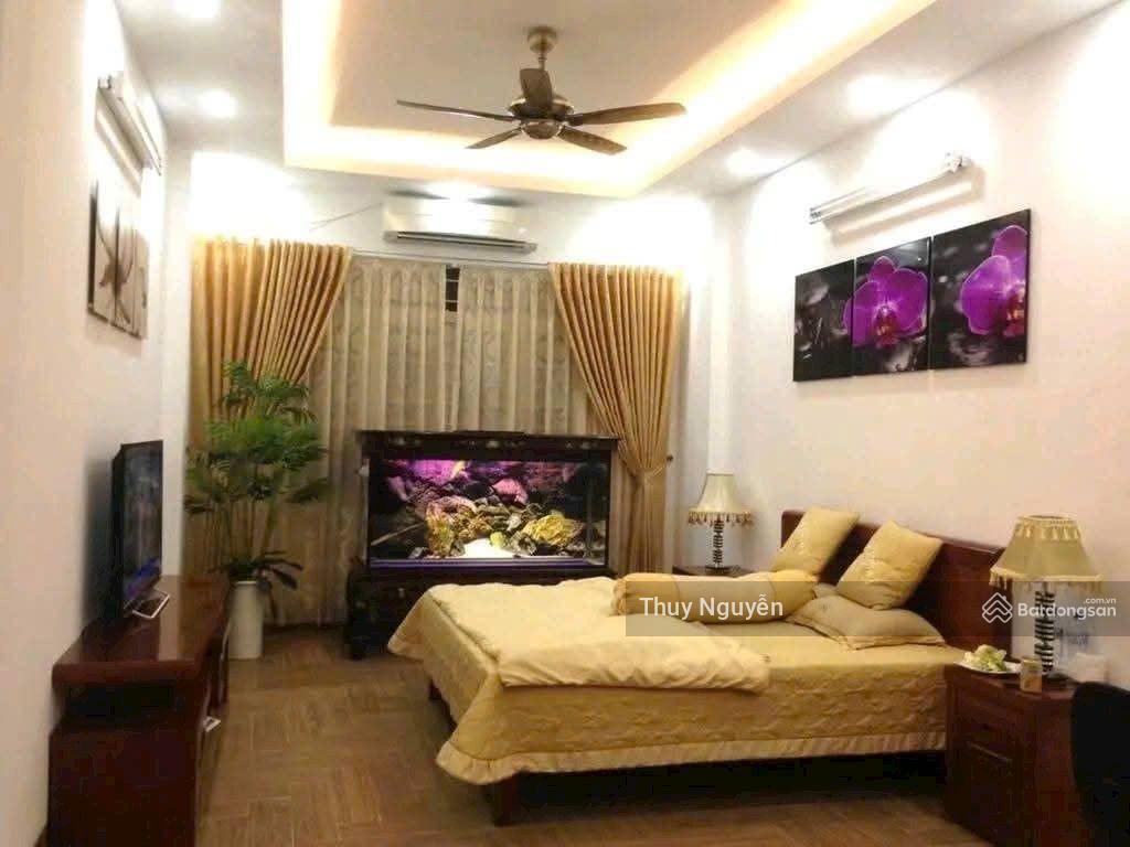 Bán nhà khu phân lô vip tam trinh 90m2 xây 7 tầng lô góc 3 thoáng thang máy ô tô tránh