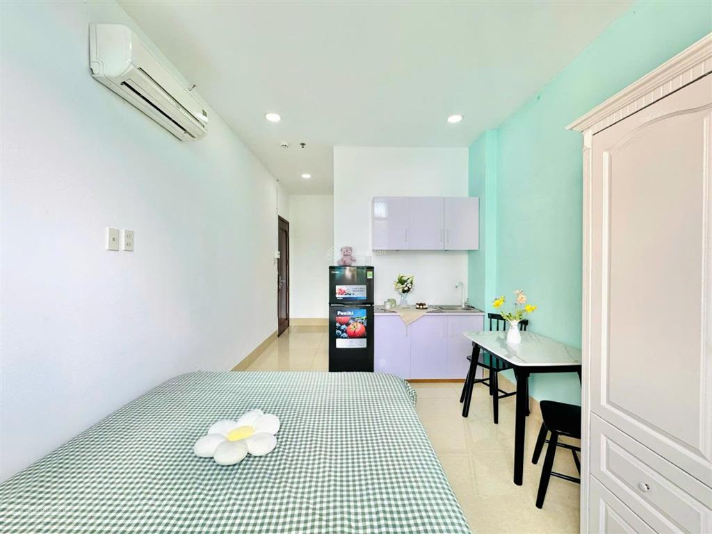 Studio  thang máy  full nội thất  ngay vạn hạnh mall q.1  chỉ 6.2tr