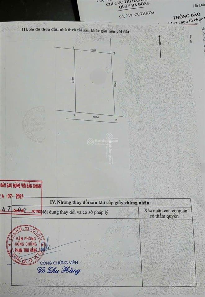 Bán đất tại phố xốm, quận hà đông, 85 triệu / m2, 461 m2, hàng hiếm đẹp, nhiều tiện ích