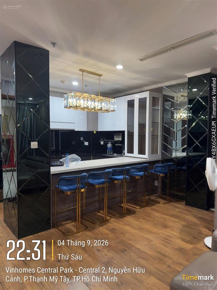 Cho thuê gấp căn hộ vinhomes central park, 60m2, 18 triệu vnd, 1pn, 1wc tại bình thạnh