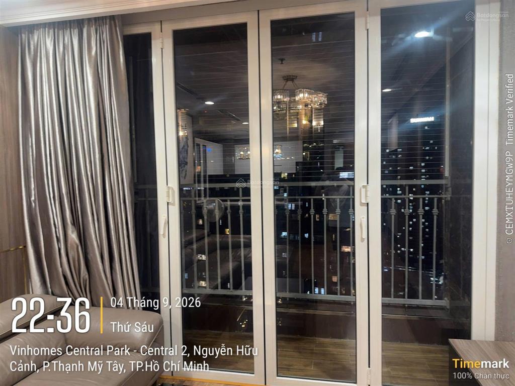 Cho thuê gấp căn hộ vinhomes central park, 60m2, 18 triệu vnd, 1pn, 1wc tại bình thạnh