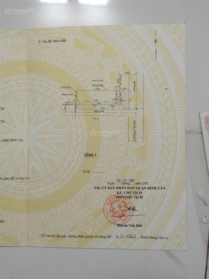 Bán đất tặng dãy trọ 8 phòng. hẻm 8m lê văn quới. 130m2. giá 7ty500