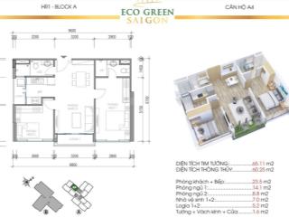 Cần sang nhượng gấp 2pn 2wc view đẹp nhất eco green chỉ 6.3tỷ bao thuế phí