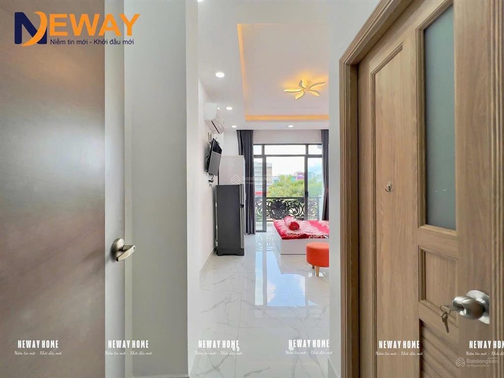Cho thuê căn studio/1pn banconcửa sổ  full nội thất, an ninh , thiết kế hiện đại sát quận 1