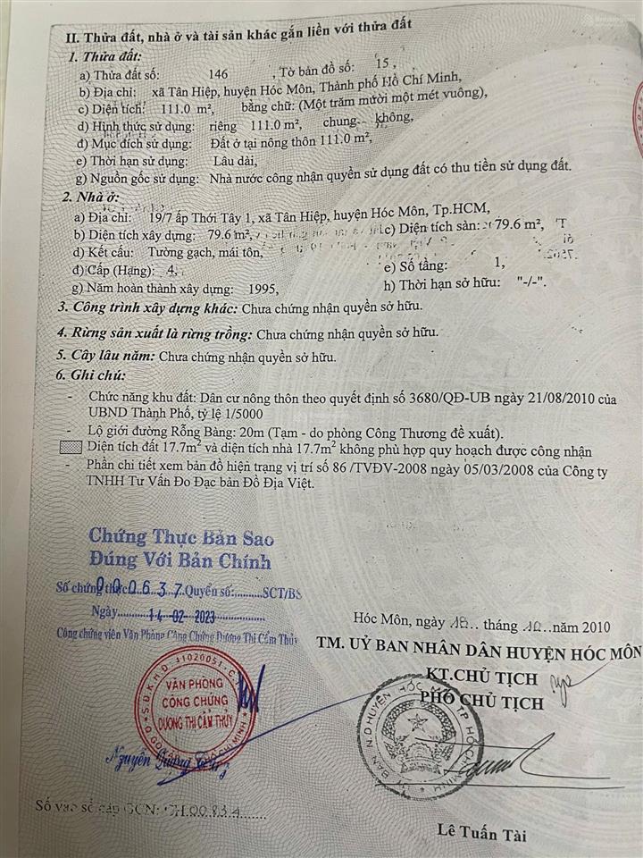 Bán nhà trệt  đường hẻm lớn có lề đường  khu đẹp yên tĩnh