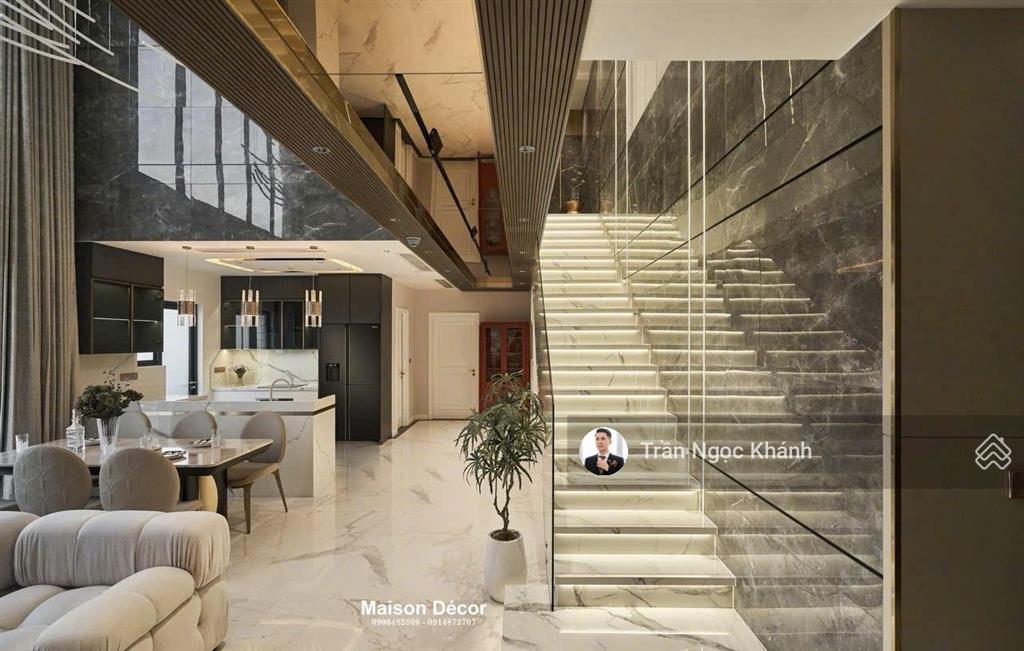 Cho thuê penthouse one verandah mapletree, 175 triệu, 210m2, 3pn, 3wc, p. thạnh mỹ lợi, q2, hcm