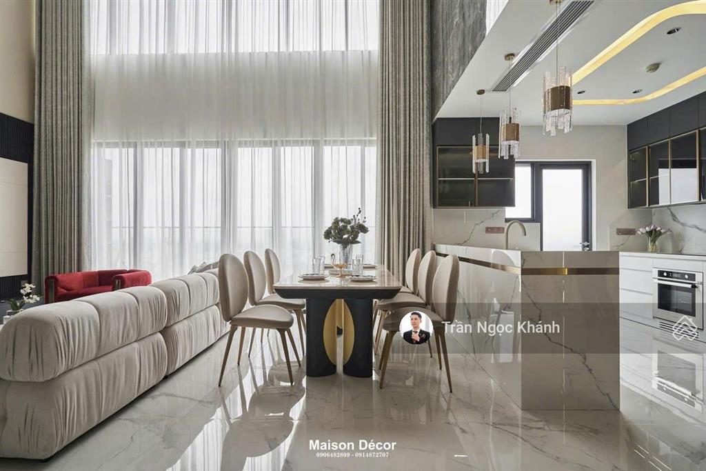 Cho thuê penthouse one verandah mapletree, 175 triệu, 210m2, 3pn, 3wc, p. thạnh mỹ lợi, q2, hcm