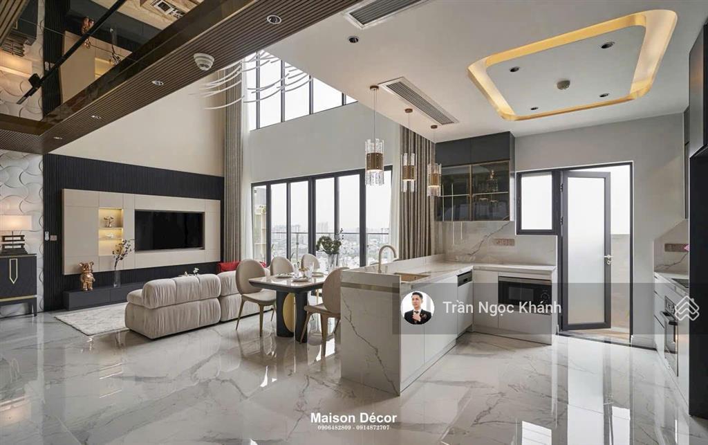 Cho thuê penthouse one verandah mapletree, 175 triệu, 210m2, 3pn, 3wc, p. thạnh mỹ lợi, q2, hcm