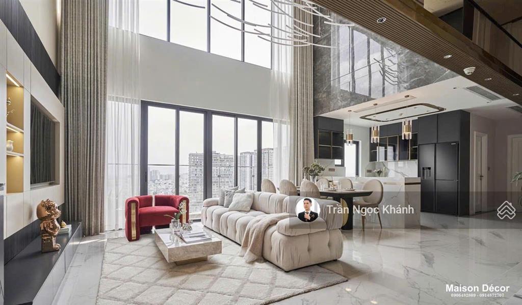 Cho thuê penthouse one verandah mapletree, 175 triệu, 210m2, 3pn, 3wc, p. thạnh mỹ lợi, q2, hcm