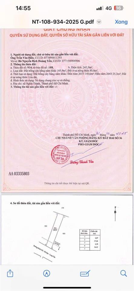 Bán đất đẹp tại bình giã  đá bạc, nghĩa thành, hồ chí minh, 1,6 tỷ, 250 m²