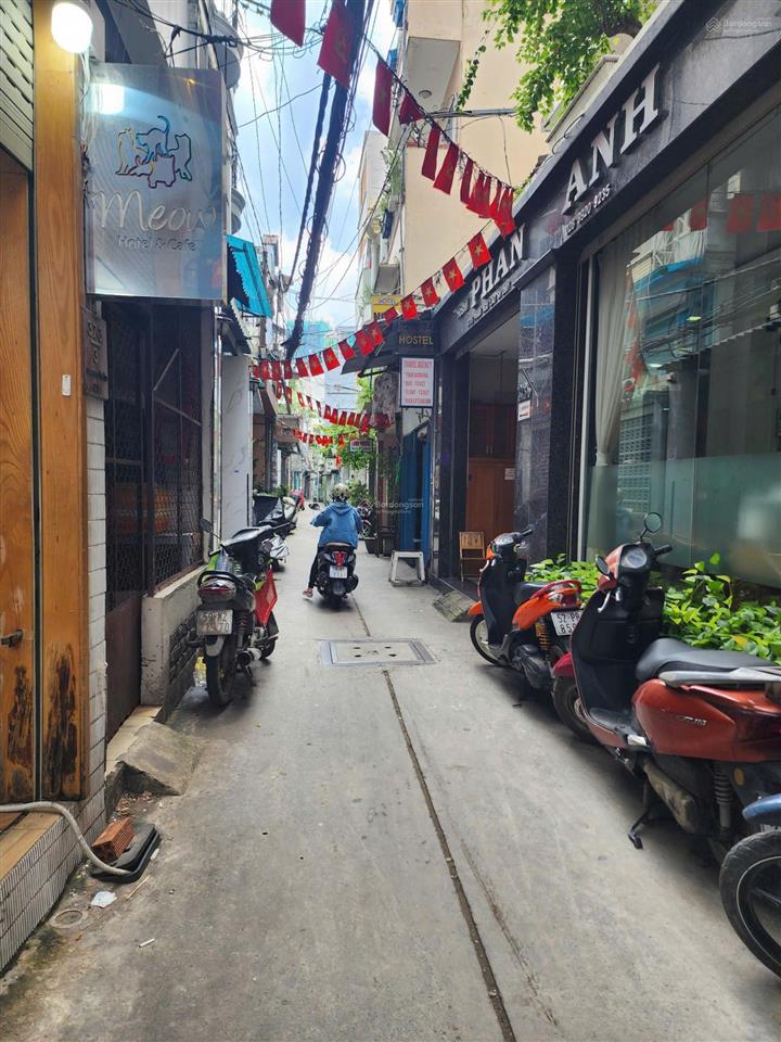 27tỷ/89m2 nhà hẻm xe ba gác phạm ngũ lão, mặt tiền rộng 7m
