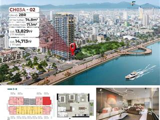 Chính chủ cần bán căn 2pn the filmore view sông, biển trực diện phố đi bộ giá tốt cần đổi căn to.