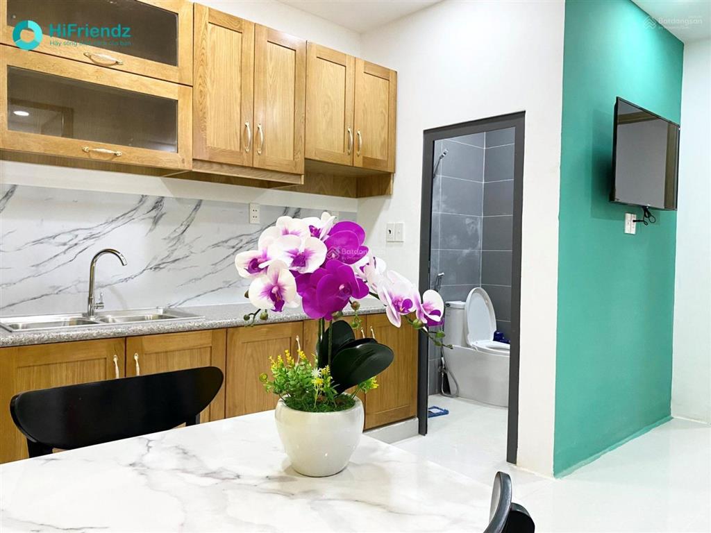 Trống siêu phẩm  1 phòng ngủ cao cấp + full nội thất  ban công + cho nuôi pet