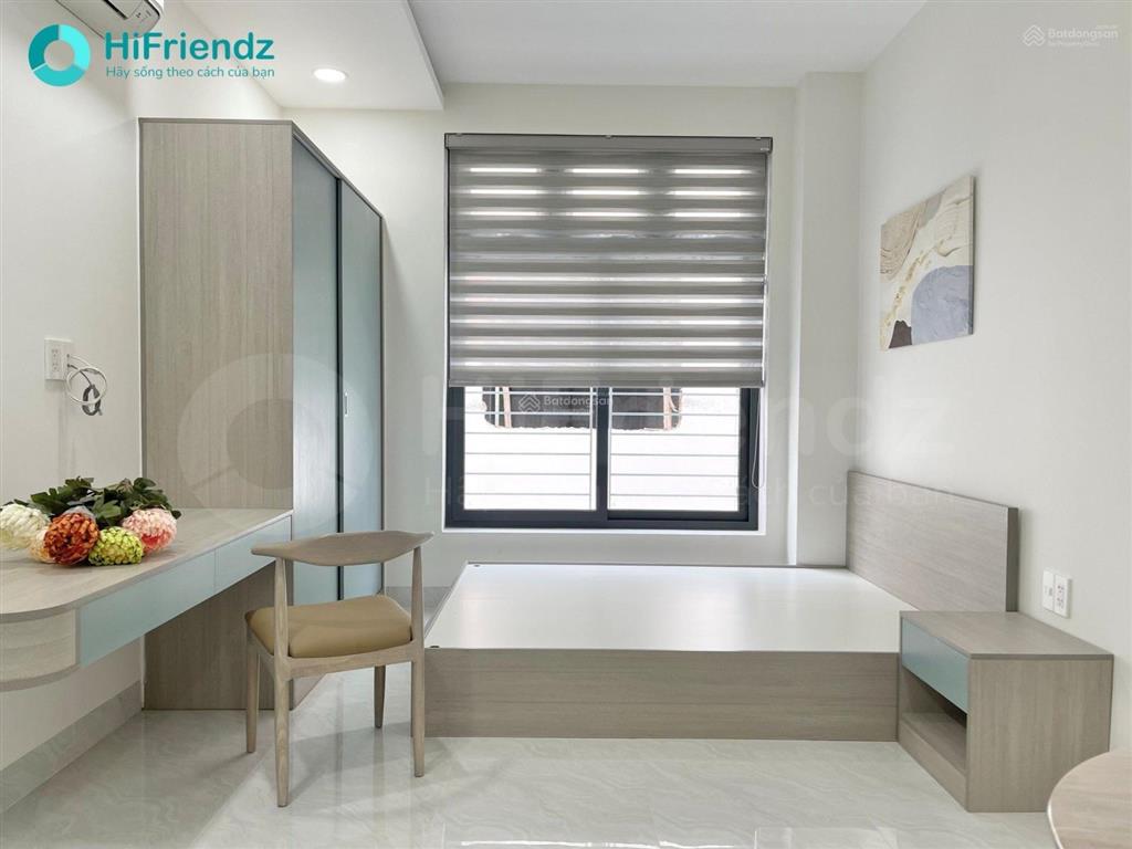Khai trương căn hộ full nội thất mới 100% thiết kế hiện đại, có ban công, cửa thoáng mát